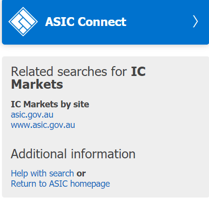 IC Markets regulación ASIC
