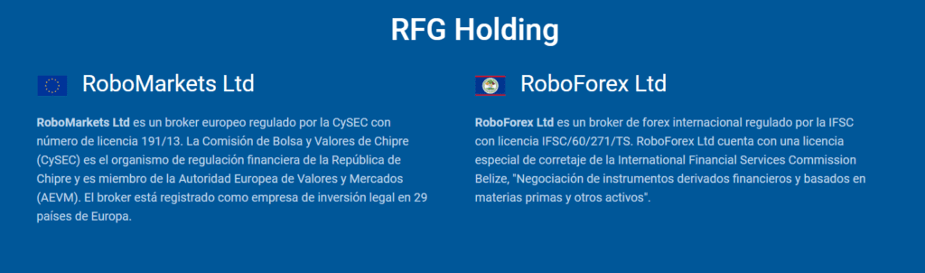 roboforex regulaciones