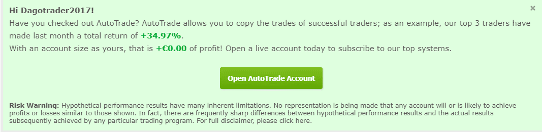 Auditar cuenta de trading